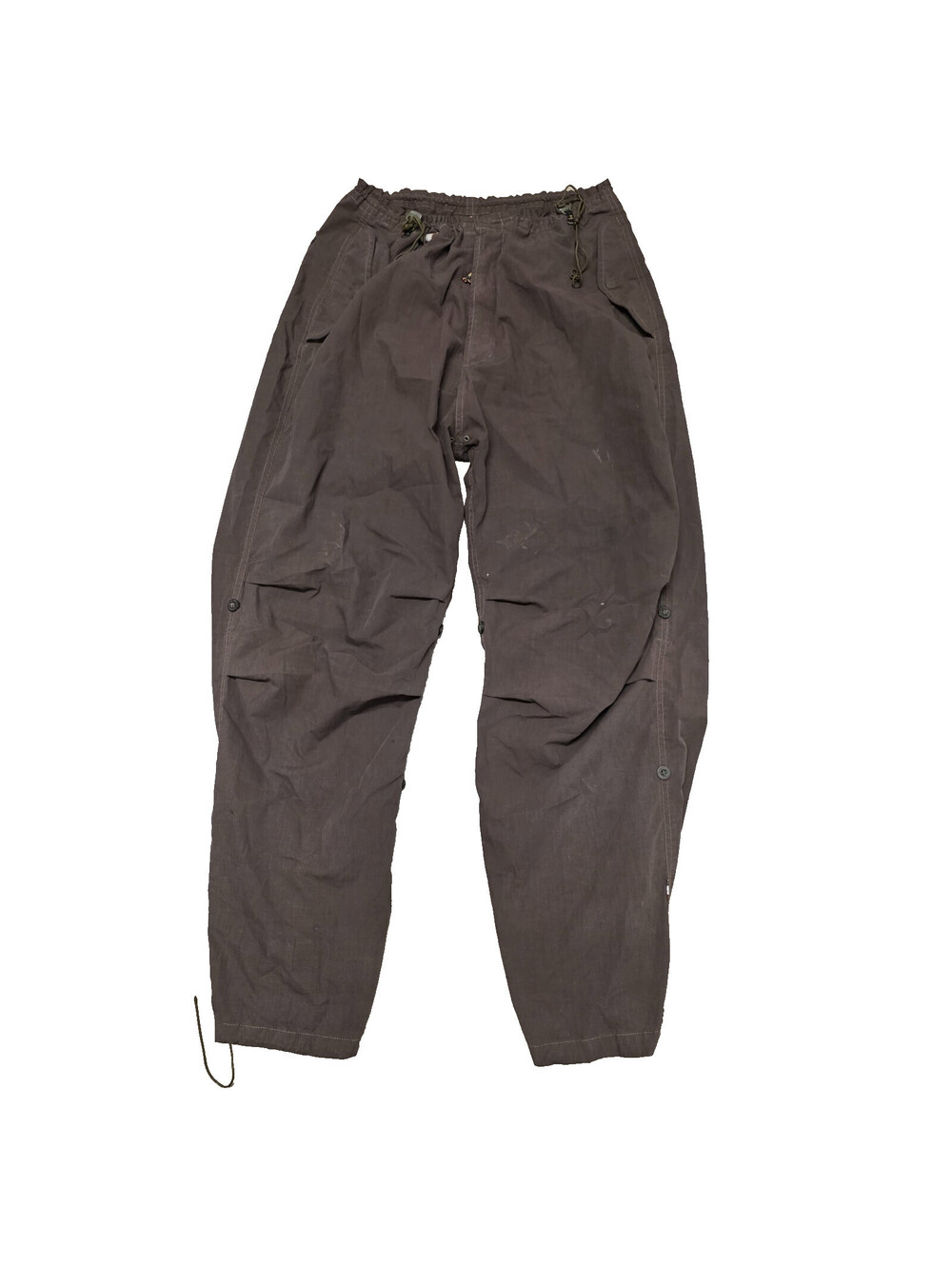 Maharishi Pants Mens Size XL 34x32 Parachute Baggy Y2K Embroidered London